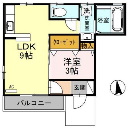 カノン上関の物件間取画像